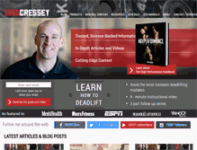 Tablet Screenshot of ericcressey.com